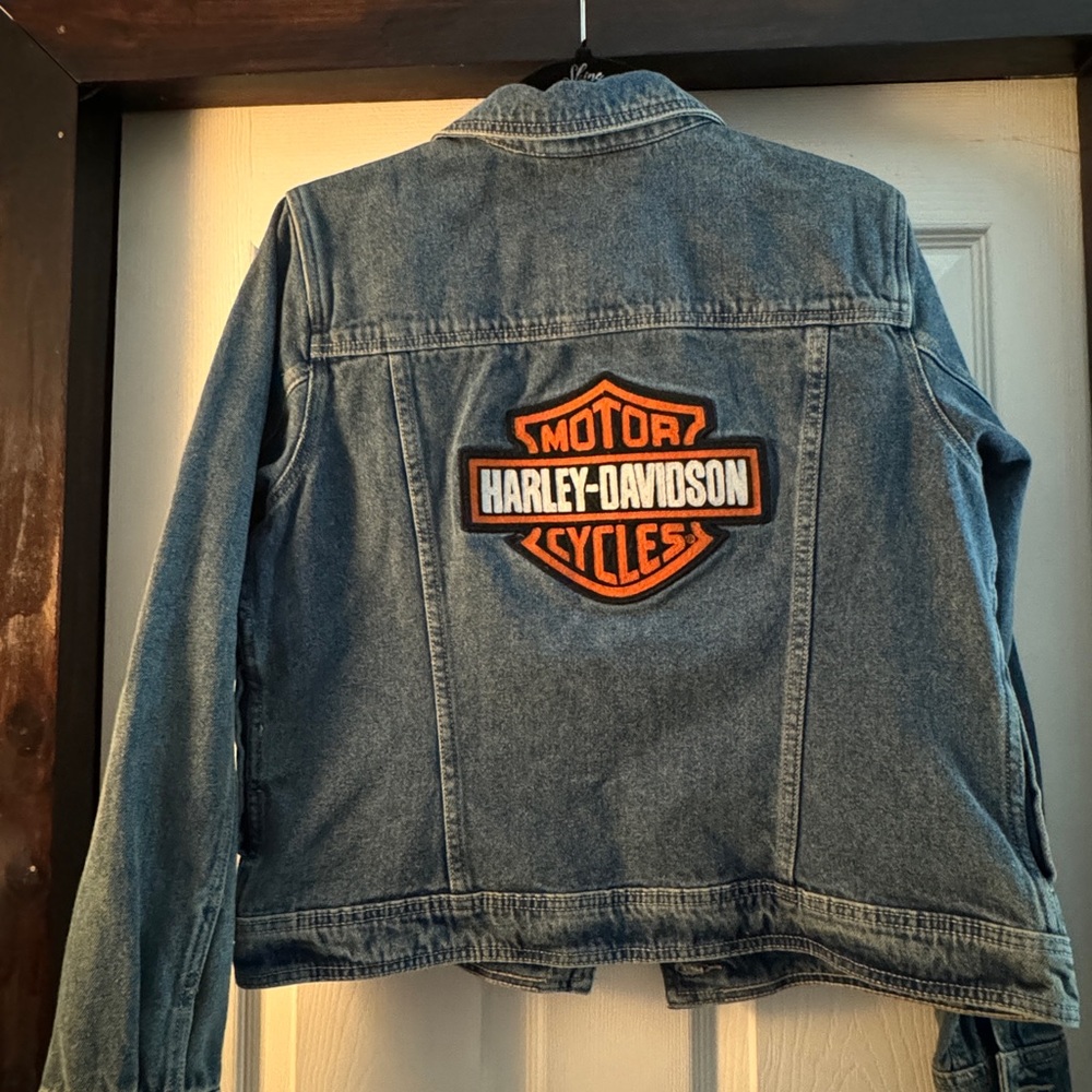 Women’s Harley Davidson Jean Denim Jacket NWT